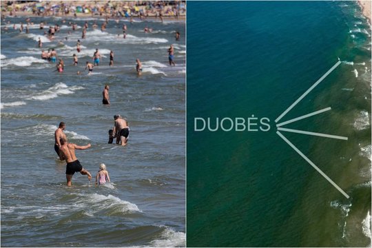 Skubantiems į pajūrį – priminimas: „Žmonės jūroje skęsta, nes pakliūva į duobę“