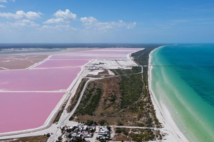 Turistų dar neatrastos, bet kerinčios Meksikos vietos: rožinė lagūna ir flamingų rezervatas