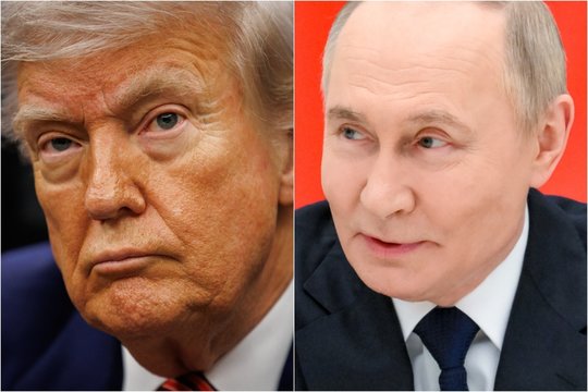 Karas Ukrainoje. D. Trumpas atmetė V. Putino pasiūlymą ir liepė užbaigti karą