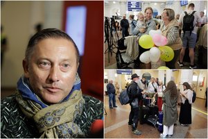 Sugrįžę M. Laurinavičiaus išlaipinimą matę lietuviai papasakojo, kaip viskas vyko