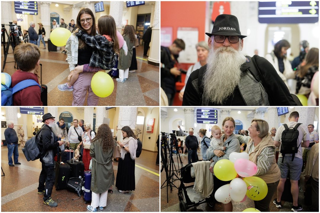  Naktį į Lietuvą sugrįžo iš Izraelio evakuoti lietuviai.<br> Lrytas koliažas.