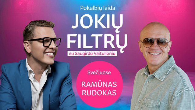 Iš R. Rudoko lūpų – juodas humoras apie 30 metų jaunesnę žmoną: gali sakyt, kad jis pedofilas arba ji debilė