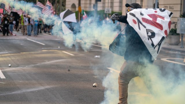 Dėl protestų JAV D. Trumpui ir respublikonams yra dėl ko nerimauti: poveikis – daug platesnis
