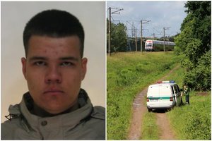 Per dvi dienas policija nesugebėjo rasti iš traukinio iššokusio jauno ruso – ant kojų keliama daugiau pajėgų