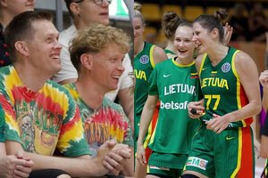 Žaidėjoms – šiltas M. Kuzminsko palaikymas: meilės styga moterų krepšiniui buvo suvirpinta dar vaikystėje