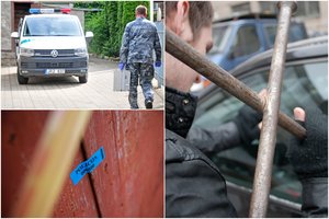 Prasiveržė naujos Kauno gaujų karų liepsnos: vidury dienos 3 mafijozai gatvėje auką įgrūdo į mašiną ir žiauriai sudaužė ją garaže