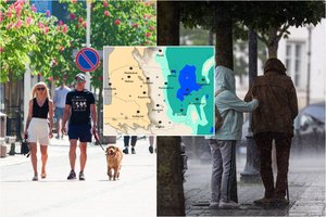 Šalį padalins į dvi dalis: vienur – liūtys ir debesys, kitur džiugins saulė