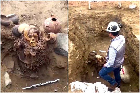 Tiesiant vambzdžius – netikėtas radinys: Peru aptikta tūkstančio metų senumo mumiją