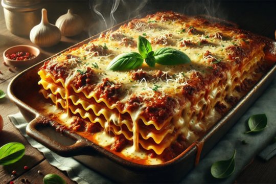 Itališka lazanija – klasikinis patiekalas su sūriu ir mėsos sluoksniais