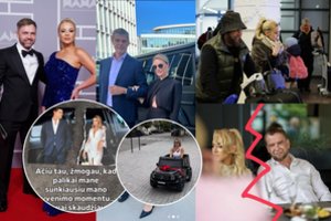 Garsiai mylėjo, garsiai ir skyrėsi: „blondės su geliku“ ašaros, O. Pikul oro uoste ir Mios sumušimas viešbutyje