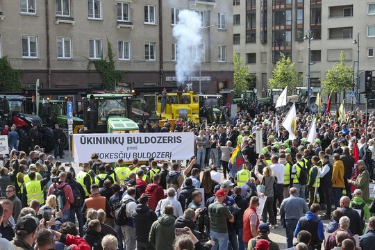 Vienu protestu ūkininkai neketina apsiriboti: šįkart žada surengti dvi dienas truksiančią akciją