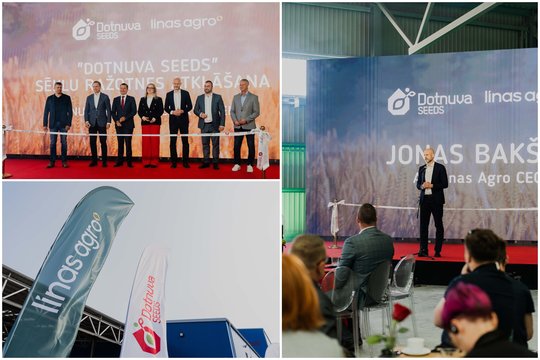 Investicija į derliaus ateitį: Latvijoje duris atvėrė pažangi „Dotnuva Seeds“ gamykla