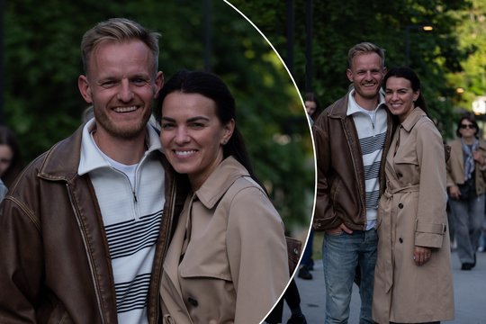 Nauja pora? Šarūną Mazalą į Roko Yan koncertą atlydėjo žavi tamsiaplaukė