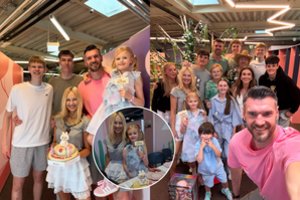 Darjušo Lavrinovičiaus šeimoje – vasariška ir labai graži šventė