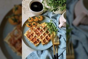 Širdį pavergė traškūs vafliai: už receptą dėkos visi, besirūpinantys savo svoriu ir sveikata