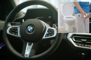 Pradedančiojo BMW vairuotojo skubėjimas į tualetą baigėsi protokolu: teko susimokėti baudą