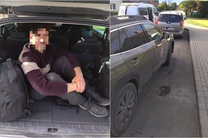 Į Latviją įsibrovusių penkių afganistaniečių kelionė nutrūko Lazdijuose