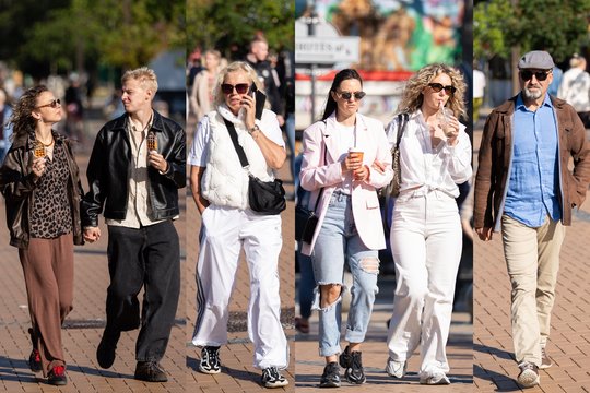 Joninių savaitgalis pajūryje: vieni traukė pūkines striukes, kiti – nevengė išsirengti