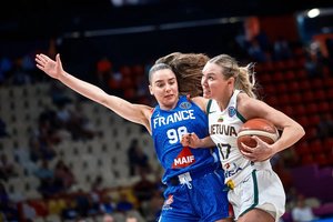 Be išvaryto trenerio likusios Lietuvos krepšininkės neatsilaikė prieš Europos čempionato favorites