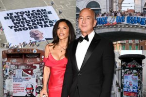 Artėjančias milijardieriaus J. Bezoso vestuves temdo protestai: Venecijos aktyvistai džiaugiasi „milžiniška pergale“