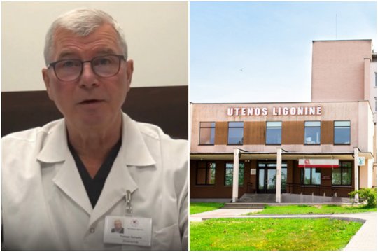 Utenos ligoninės direktorius išplatino viešą laišką: skundų dėl mobingo nėra, o darbo krūviai – „pilnai adekvatūs“