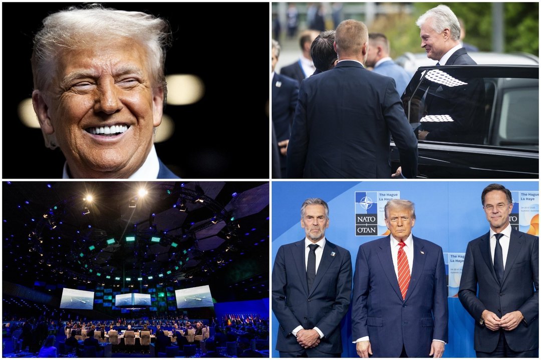 34-asis NATO viršūnių susitikimas.<br>Lrytas koliažas.