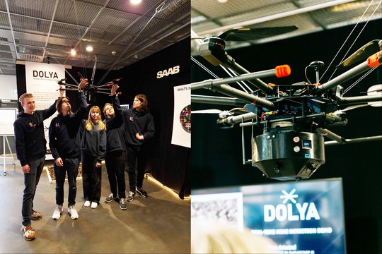 Lietuvos ir Suomijos studentai sukūrė autonominį minų aptikimo droną