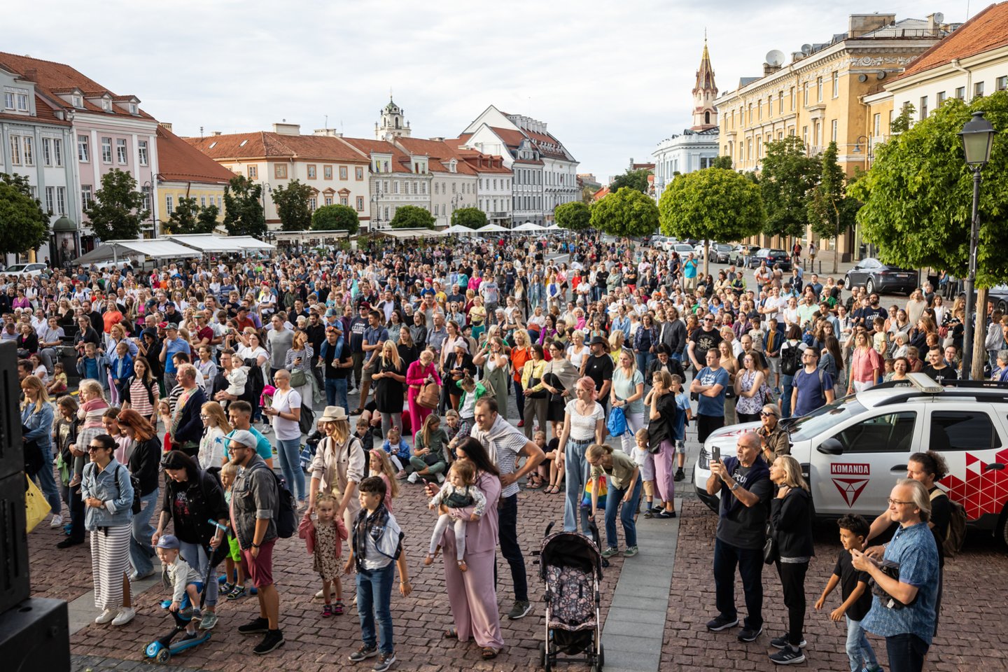 Vasaros festivalis „Rotušės kolonada“ kuria jubiliejinę atmosferą – nuo elektronikos žvaigždės iš Estijos iki Baltijos baleto.<br>M. Ambrazo nuotr.