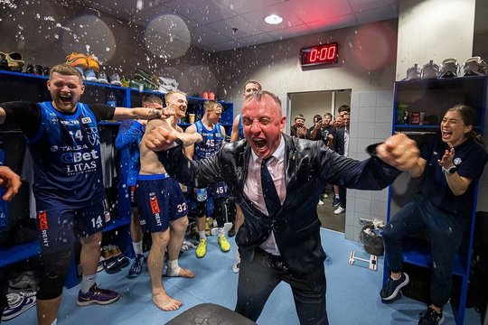 M. Šernius – geriausias sezono treneris: „Patys save nustebinome“