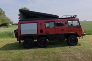 Neįtikėtina, kuo virto senas gaisrinės automobilis: pertvarkė į namelį ant ratų