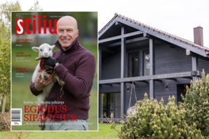 Egidijus Sipavičius su 20 metų jaunesne žmona atvėrė savo namų kaime duris: čia įkurdintas didelis ūkis ir atsipalaiduoti laiko nėra