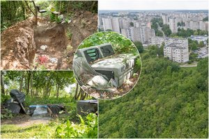 Kauniečiai čia bijo net užsukti – istoriniame parke vyksta keisti dalykai: „Duobė primena tokią, kurios kasamos karstams laidoti“