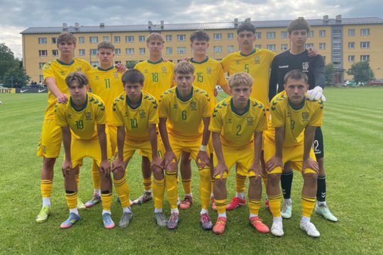 U17 futbolo rinktinė Baltijos taurės turnyrą Estijoje pradėjo nugalėdama šeimininkus