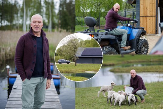 Egidijus Sipavičius aprodė jaukius namus kaime, kur – 8 avys ir 19 ėriukų: „Viską darome patys“