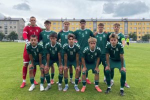 Vaikinų U17 futbolo rinktinė Baltijos taurėje pralaimėjo suomiams