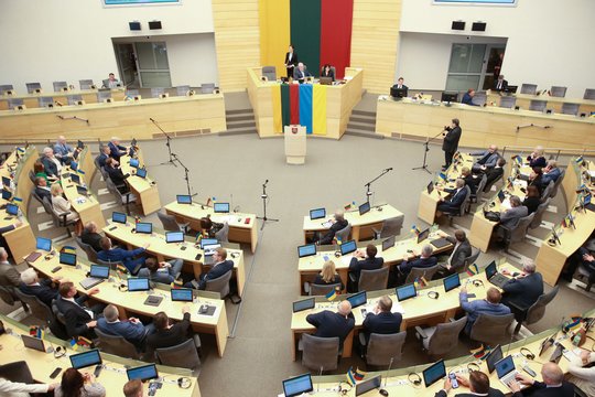 Pabrėžia būtinybę visuomenei žinoti informaciją apie jų renkamus politikus: reikia suprasti vieną