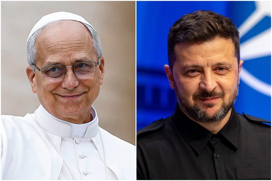 Po jautraus popiežiaus kreipimosi į Ukrainos tautą – V. Zelenskio reakcija