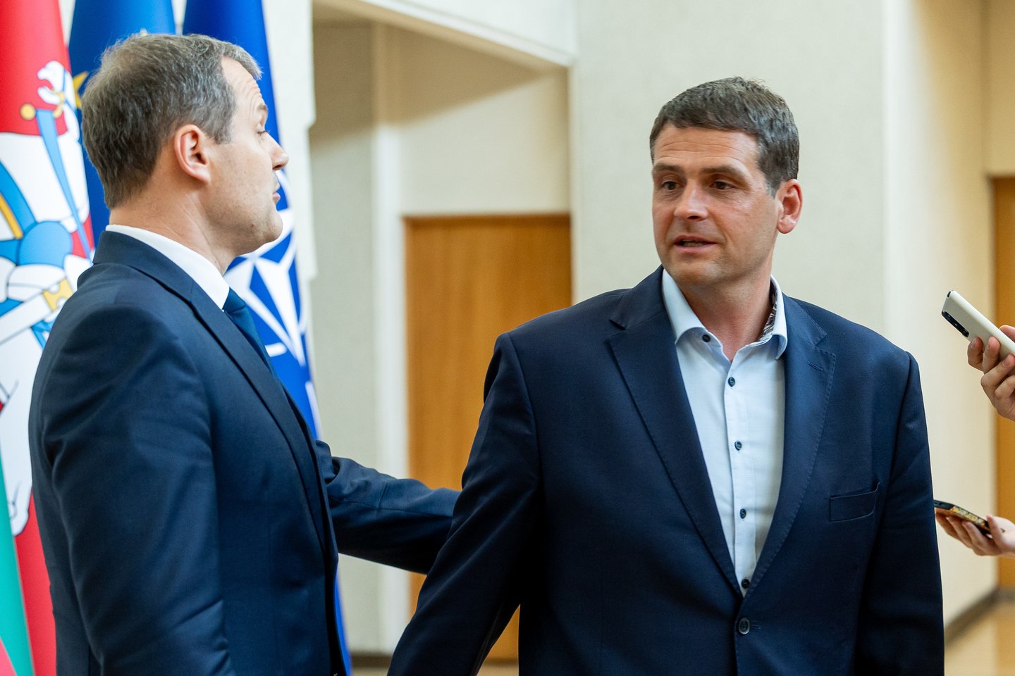 Gintautas Paluckas Remigijus Žemaitaitis<br>T.Bauro nuotr.