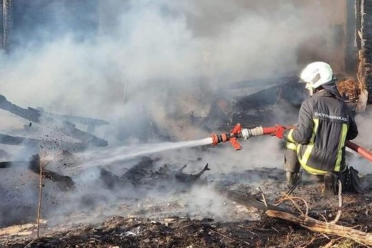 Savaitgalį ugniagesiai gelbėjimo darbų atliko tris kartus daugiau nei užgesino gaisrų