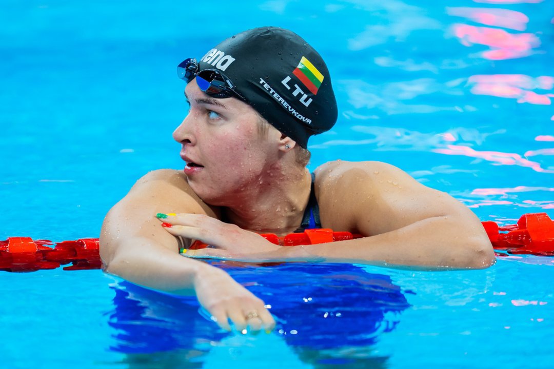 Olimpietė Kotryna Teterevkova pripažino verkusi per plaukimo treniruotę: „Neseniai“
