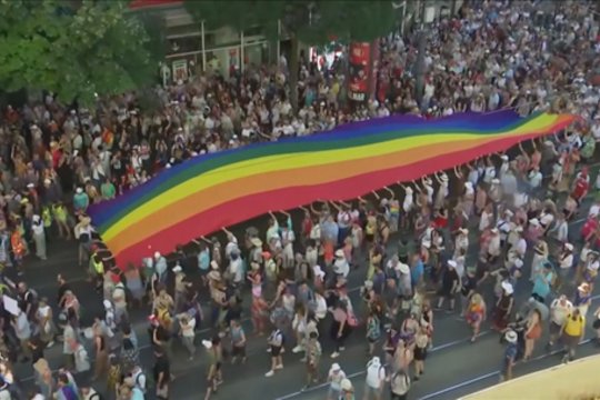 Po masinių Budapešto „Pride“ eitynių V. Orbanas ieško kaltų: nusitaikė į vieną šalį
