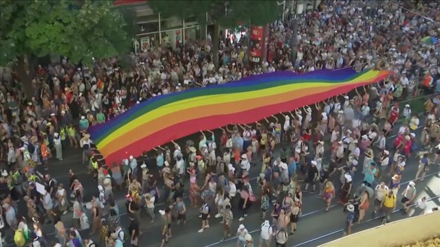 Po masinių Budapešto „Pride“ eitynių V. Orbanas ieško kaltų: nusitaikė į vieną šalį