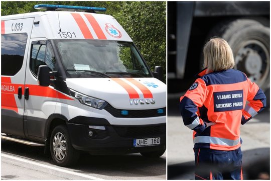 Kalvarijos savivaldybėje, degalinės aikštelėje, šildydamas maistą vilkiko vairuotojas apdegė veidą