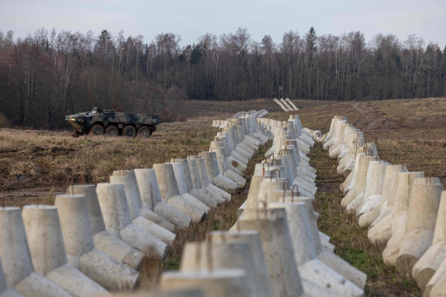 Lenkijos pasienis su Rusija.<br>AFP/„Scanpix“ nuotr.