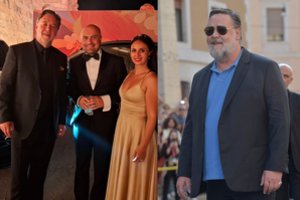 „Gladiatoriaus“ žvaigždė R. Crowe pribloškė išvaizdos pokyčiais: numetė svorio dėl perpus jaunesnės mylimosios?