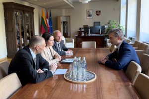 K. Budrys susitiko su S. Cichanouskaja: patvirtinau Lietuvos paramą Baltarusijos kovai už laisvę