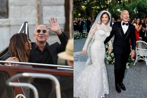 Skaitymo iš lūpų ekspertė pasakė, ką J. Bezosui vestuvių rytą pašnibždėjo L. Sánchez