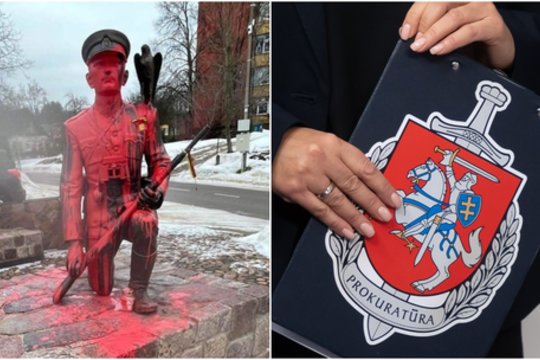 A. Ramanausko-Vanago paminklą išniekino ne Lietuvos piliečiai: Pateikė daugiau detalių apie kaltinamuosius