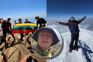 Iššūkį sau metęs Liudas Mikalauskas įkopė į auščiausią Turkijos kalną