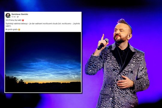 S. Stavickis-Stano įamžino neeilinį gamtos reiškinį: „Be proto gražu“